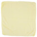 A yellow Rubbermaid microfiber cloth.