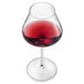 A Chef & Sommelier Intense wine glass with red wine.