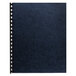 A close-up of a navy blue linen texture.