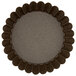 A Gobel fluted tart pan with a removable bottom filled with a brown tart crust.