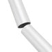 a close-up of a white cylinder