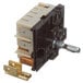 An Eagle Group infinite switch with two wires and a metal plate.