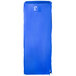 A blue rectangular Curtron Insul-Cover with zippers.