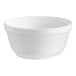 A close-up of a Dart 12 oz. white styrofoam bowl.