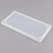 A Cambro translucent polypropylene lid on a plastic container.
