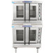 Bakers Pride BCO-G2 Cyclone Series Natural Gas Double Deck Full Size Convection Oven - 120,000 BTU