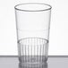 A clear plastic Fineline Quenchers shooter glass.