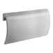 A white rectangular object with a circle in the middle.