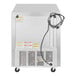 A stainless steel Beverage-Air undercounter refrigerator with two drawers.