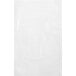 A white plastic bag with a black border containing white plastic food bags.