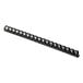 A black plastic spiral binding comb with 5/8" diameter and 120 sheet capacity.
