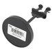 An American Metalcraft black harp card holder with a weighted base.