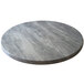 A Holland Bar Stool EnduroTop round grey table top.