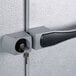 The black door handle for a Kolpak walk-in cooler.