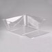 A clear plastic sneeze guard for a Star Grill Max 75 Series Roller Grill.