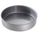 A Chicago Metallic aluminized steel round cake pan.