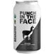 A black and white can of Backyard Beans Nitro Punch in the Face Cold Brew Coffee.