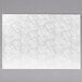 A white rectangular Enjay cake board with leaves on it.