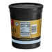A black container with a black lid and a yellow and black label for Wuthrich 5 lb. clarified butter.