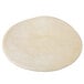 Uncooked DeIorio's pizza dough on a white background.