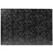 A white rectangular Enjay black cake board with a black pattern.