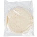 Mission 8" white flour tortillas stacked in a white plastic bag.