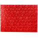 A red rectangular Enjay cake board with a pattern.