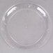 A clear plastic WNA Comet Designerware plate with a design on it.