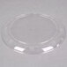 A clear plastic WNA Comet Designerware plate with a round rim.