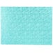 A blue rectangular Enjay cake board with a patterned design on a white background.