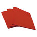 Red Universal plastic folders with two pockets.