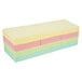 A stack of pastel colored Universal self-stick note pads.