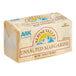 A rectangular package of Alpine Valley unsalted margarine.