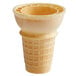 A JOY flat bottom ice cream cone.