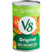 A case of 12 V8 Original Vegetable Juice cans with white labels.