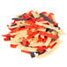 A pile of Fresh Gourmet Tri-Color tortilla strips.