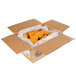 A box of AdvancePierre Foods Barber Foods Chicken Cordon Bleu on a white background.