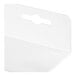A white plastic box with two holes in it.