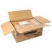 A cardboard box of Chef Pierre Sweet Style Pre-Cut Cornbread with a plastic bag inside.