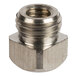 A stainless steel square head blade nut.