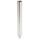 A silver stainless steel Cooking Performance Group leg with a black handle.