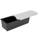 A black and silver rectangular Matfer Bourgeat bread loaf pan with a lid.