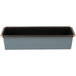 A Matfer Bourgeat mini bread loaf pan with black and grey handles.