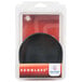 A black circular Matfer Bourgeat non-stick tart/cake pan in a plastic package.