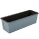 A rectangular metal Matfer Bourgeat bread loaf pan with a black bottom.