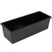 A black rectangular Matfer Bourgeat non-stick bread loaf pan.