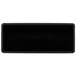 A black rectangular Matfer Bourgeat bread loaf pan with a white background.