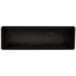 A black rectangular Matfer Bourgeat bread loaf pan with a metal frame and a white border.