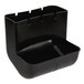 A black plastic Tablecraft condiment holder insert.