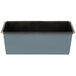 A rectangular metal Matfer Bourgeat bread loaf pan with black handles.